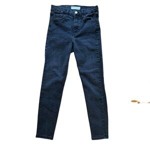 Topshop Jamie Black Denim Skinny Jeans